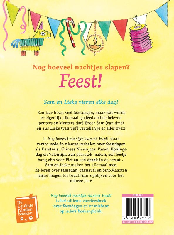 Achterkant van Nog hoeveel nachtjes slapen? Feest!