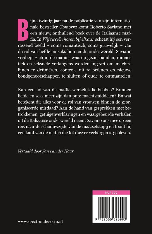 Achterkant van Wij tweeën horen bij elkaar