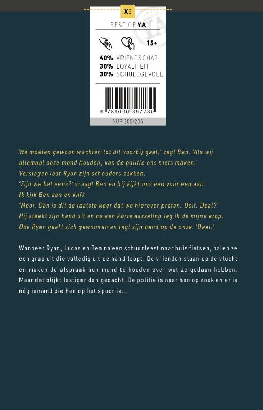 Achterkant van Roadblock