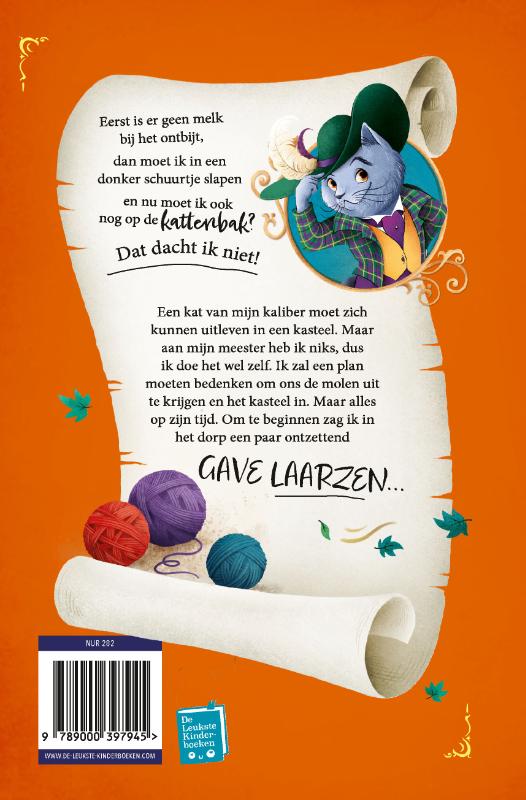 Achterkant van Het dagboek van de Gelaarsde Kat