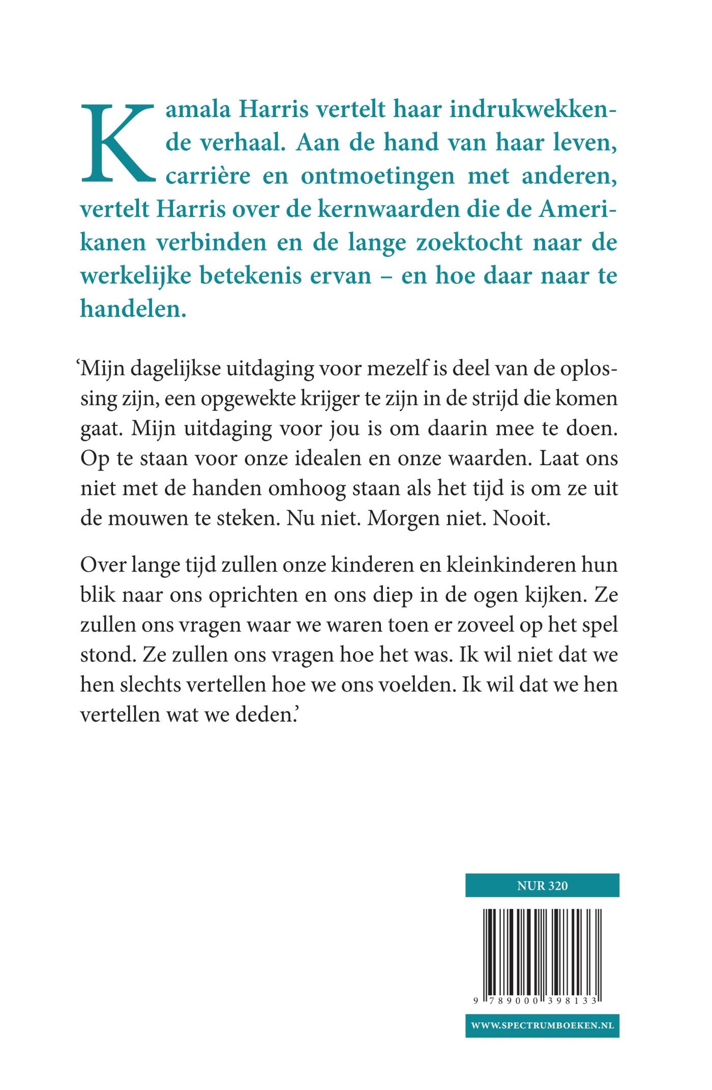 Achterkant van The Truths We Hold