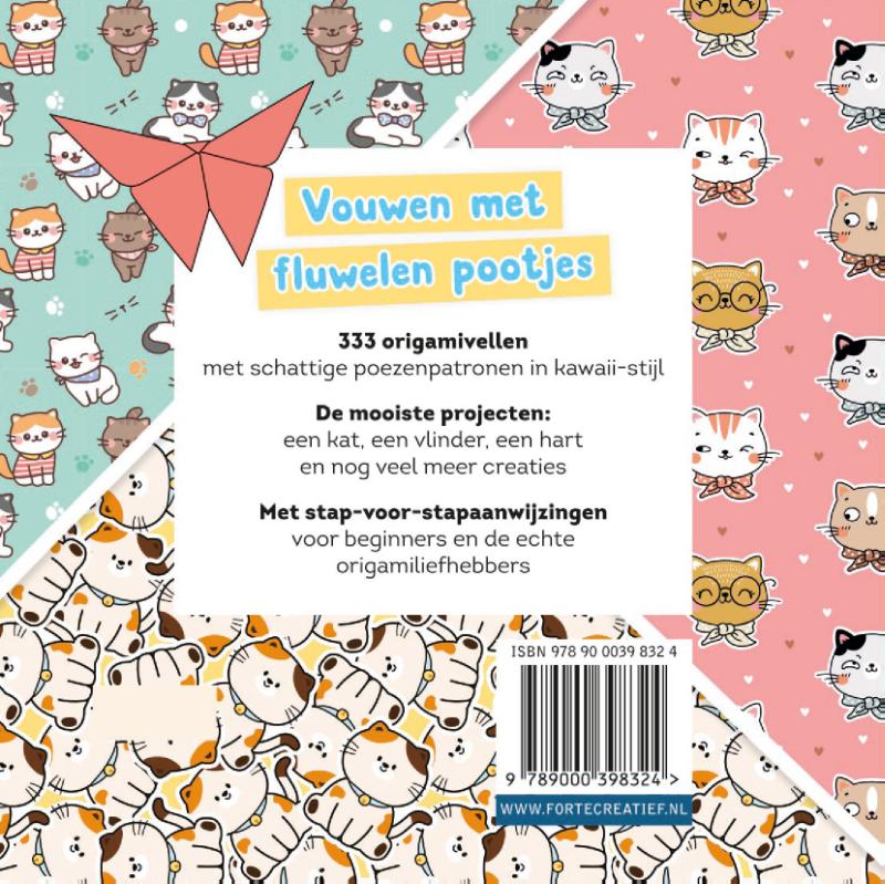 Achterkant van Kawaii Kittens