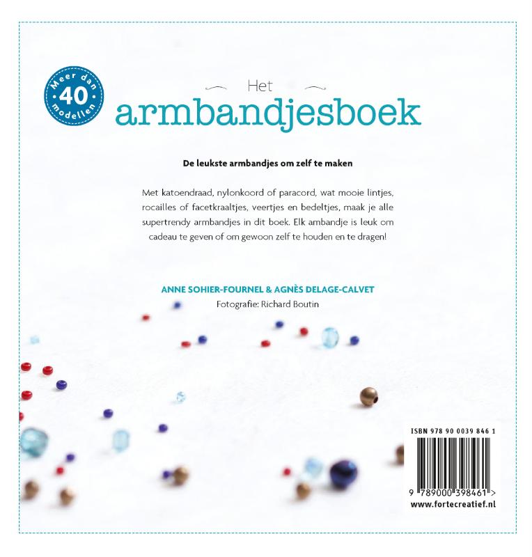 Achterkant van Het armbandjesboek