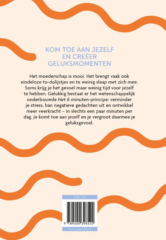 Achterkant van Het 6 minuten dagboek voor moeders