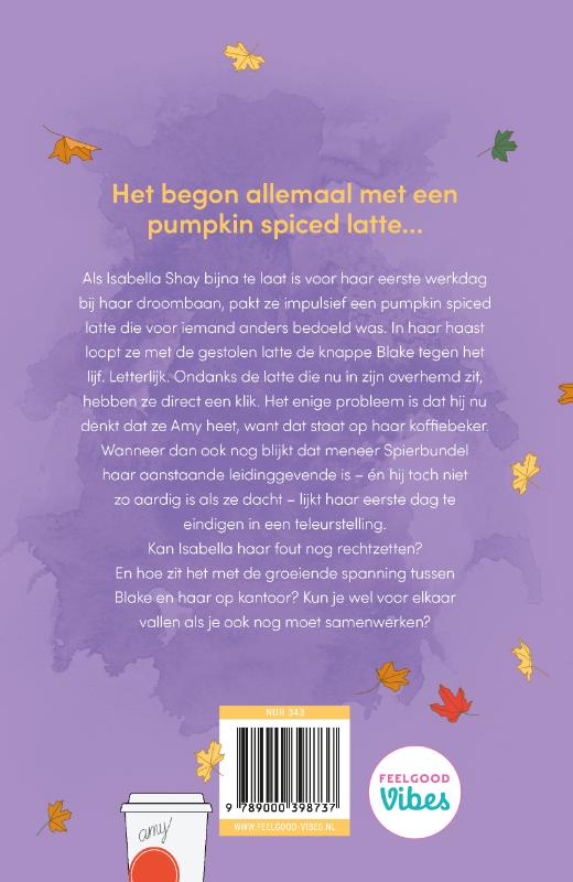 Achterkant van Accidentally Amy