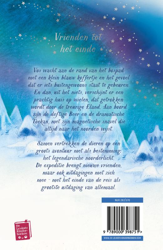 Achterkant van Vos gaat op reis