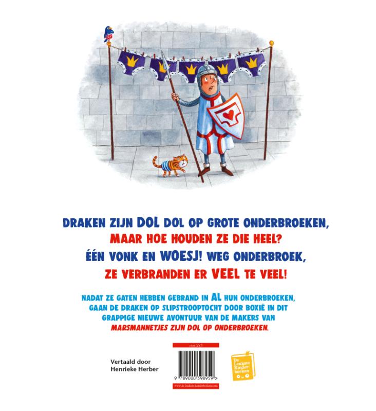 Achterkant van Draken zijn dol op onderbroeken