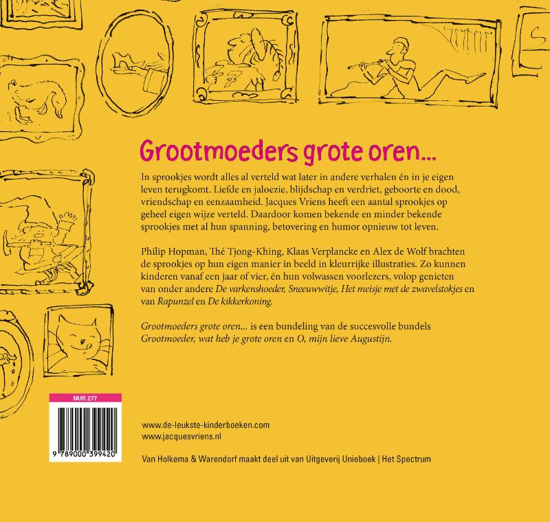 Achterkant van Grootmoeders grote oren
