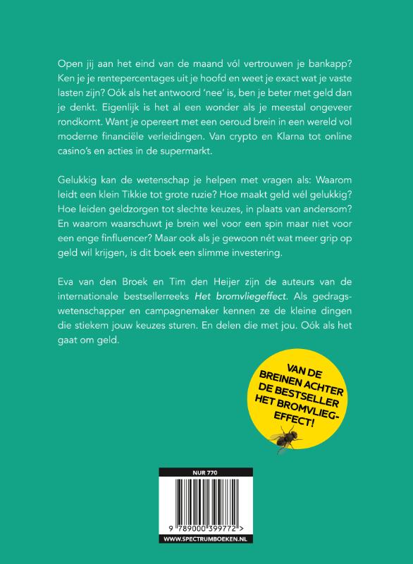 Achterkant van Je bent een financieel genie