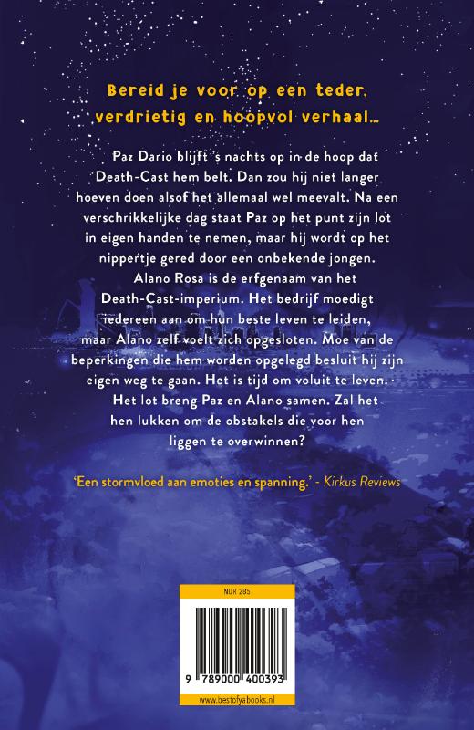 Achterkant van De overlever wil op het einde dood