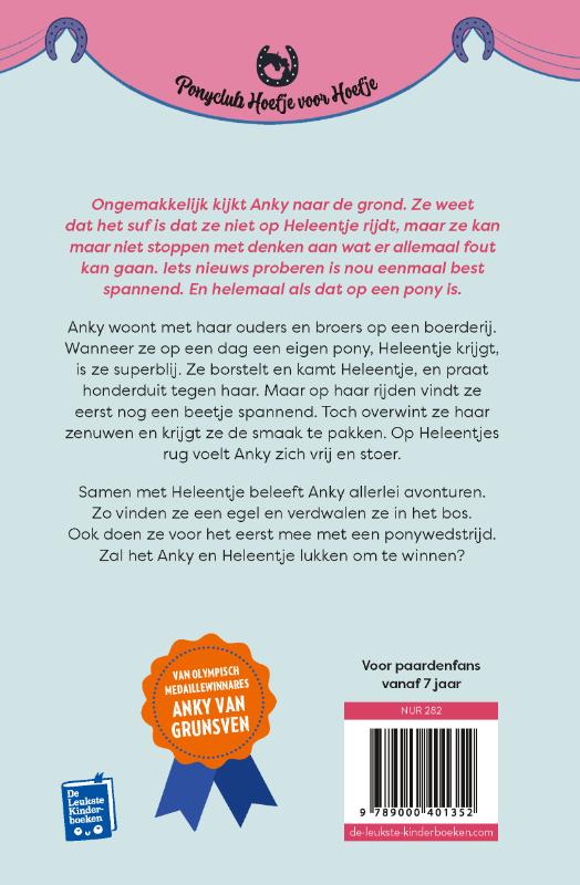 Achterkant van Mijn eerste wedstrijd