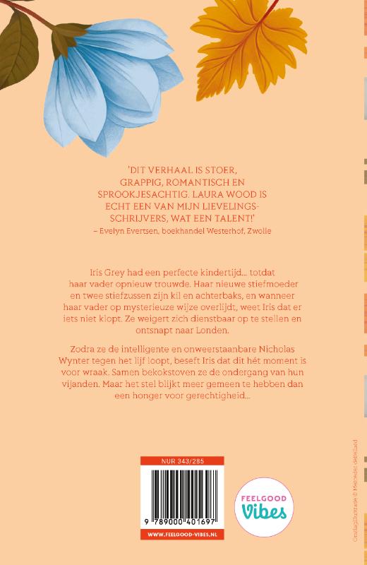 Achterkant van Als zilverdraad bij maanlicht