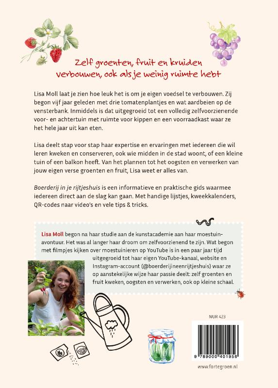 Achterkant van Boerderij in je rijtjeshuis