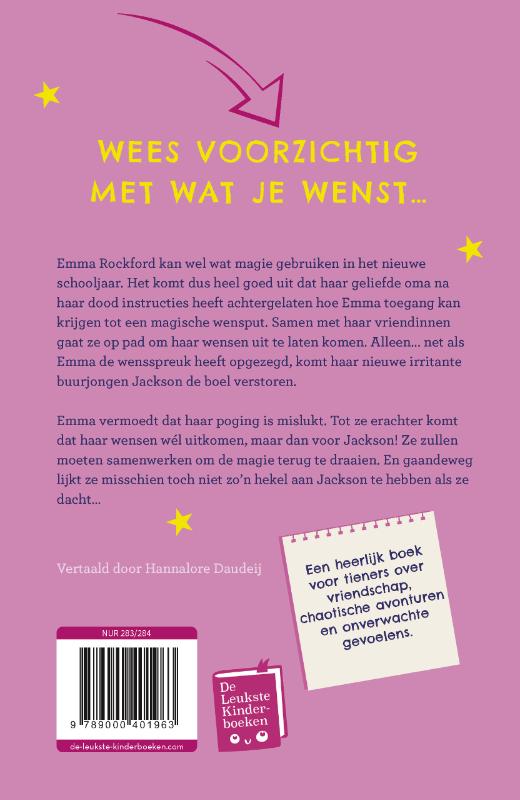 Achterkant van Missers, mutsen en magie