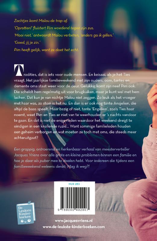 Achterkant van Familieweekend