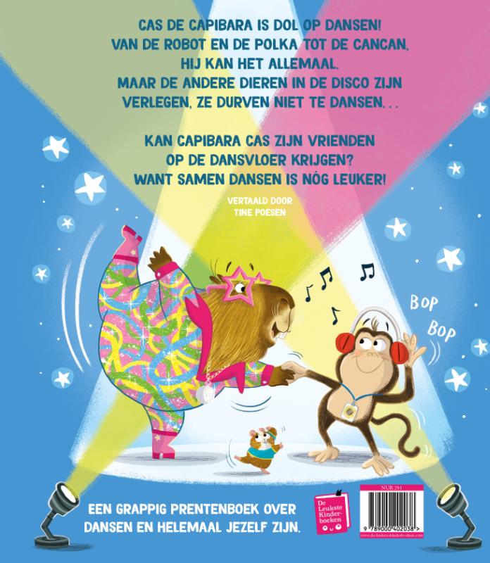 Achterkant van Capibara's discodromen