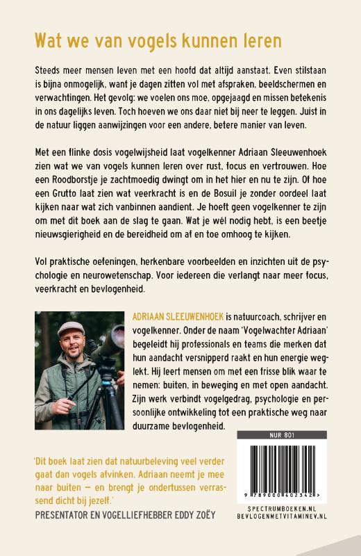 Achterkant van Bevlogen met vitamine V