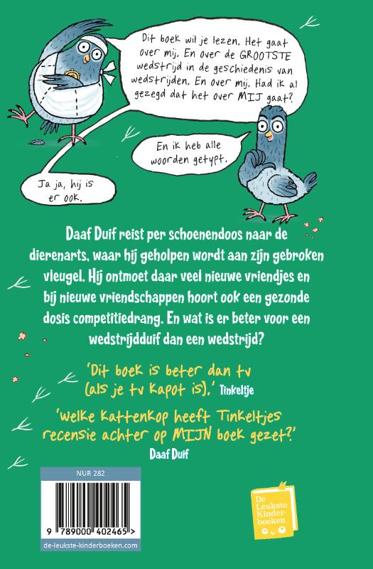 Achterkant van Daaf Duif (Racebeest!)