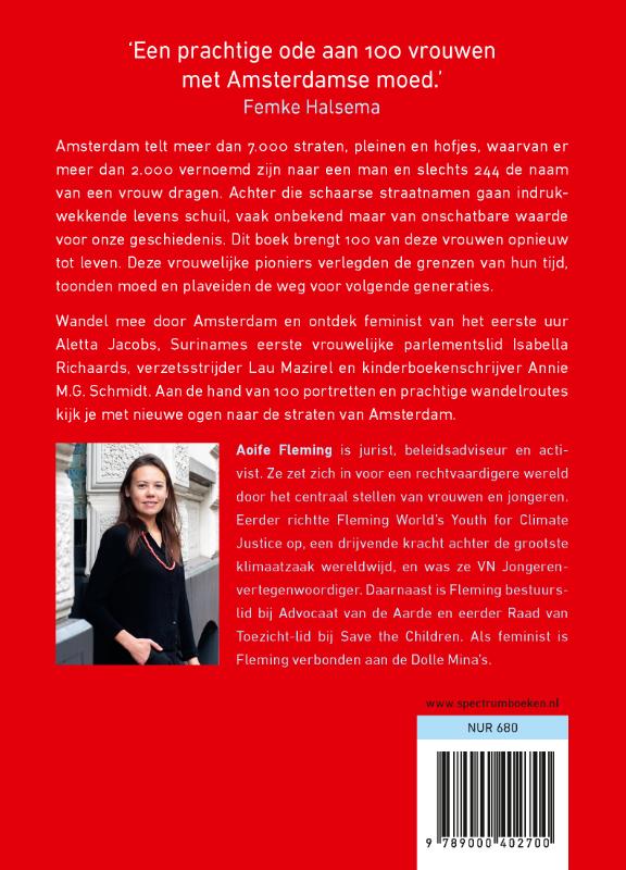Achterkant van Vrouwen van Amsterdam