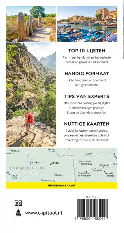 Achterkant van Corsica