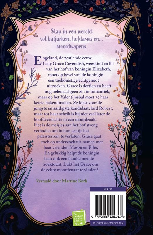 Achterkant van De Lady Grace Mysteries - Moord aan het hof