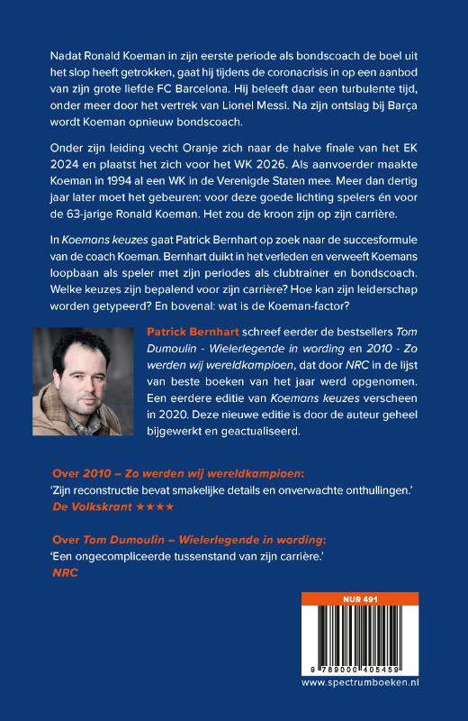 Achterkant van Koemans keuzes