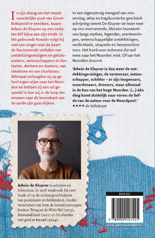 Achterkant van Het gedroomde Noorden