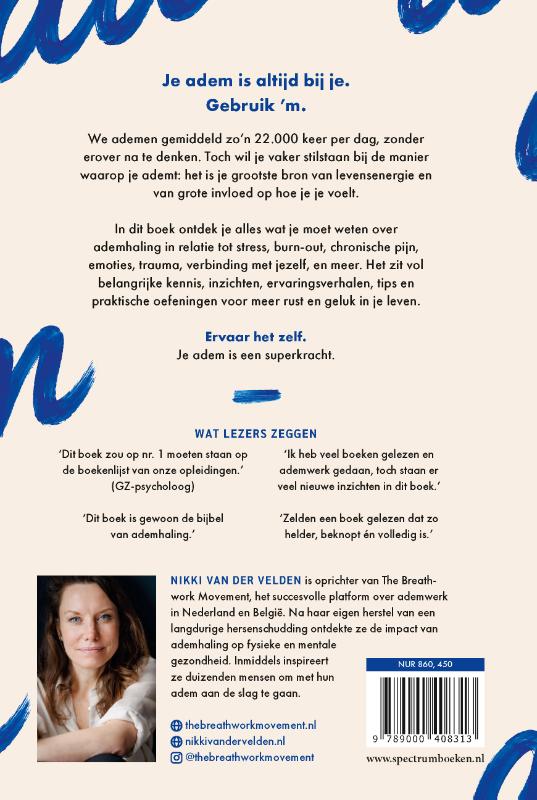 Achterkant van Jouw adem, jouw medicijn