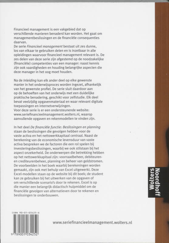 Achterkant van Beslissingen en planning