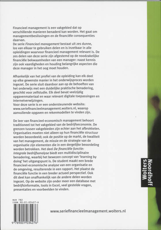 Achterkant van Integrale bedrijfsanalyse