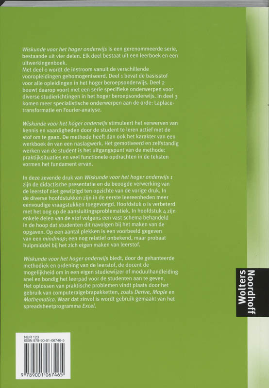 Achterkant van Uitwerkingen