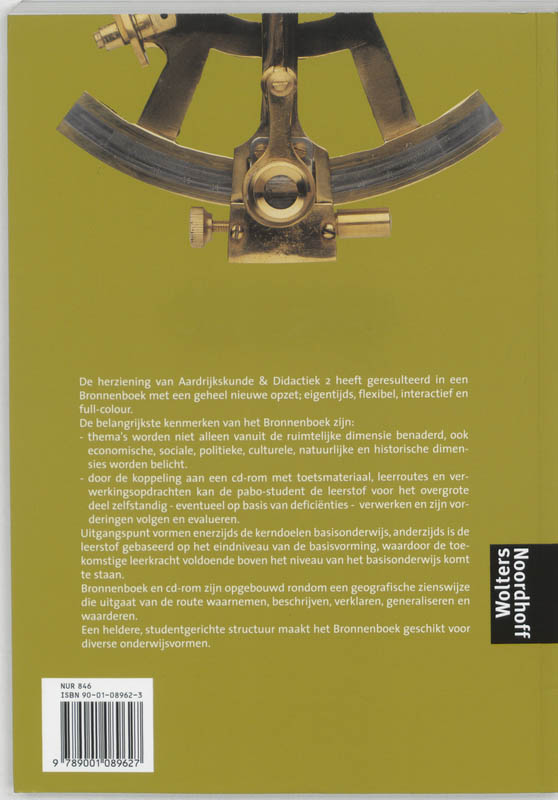 Achterkant van Bronnenboek