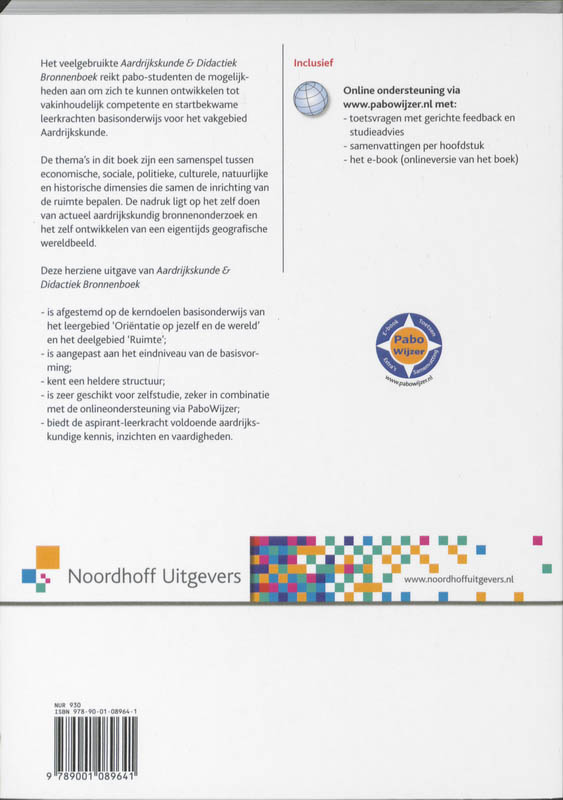 Achterkant van Bronnenboek