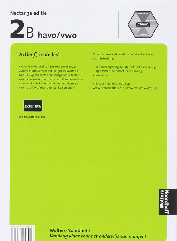 Achterkant van Activiteitenboek