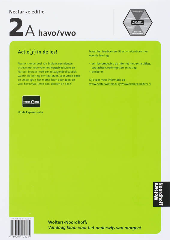 Achterkant van Activiteitenboek