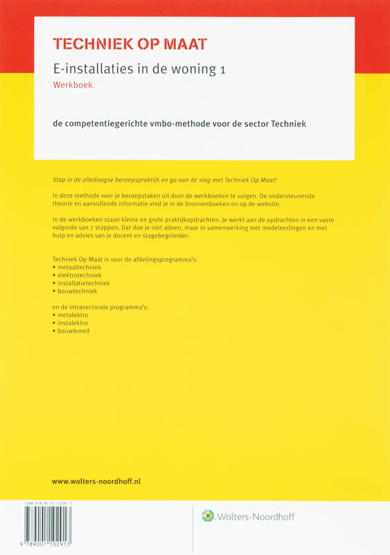 Achterkant van Werkboek