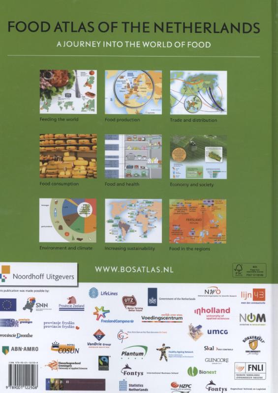 Achterkant van Food atlas of the Netherlands