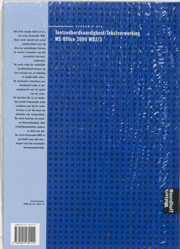 Achterkant van Werkboek