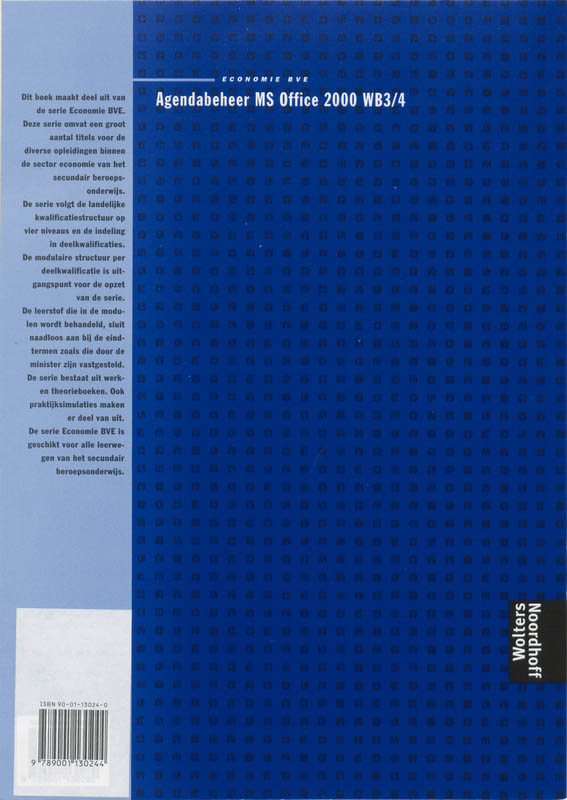 Achterkant van Werkboek