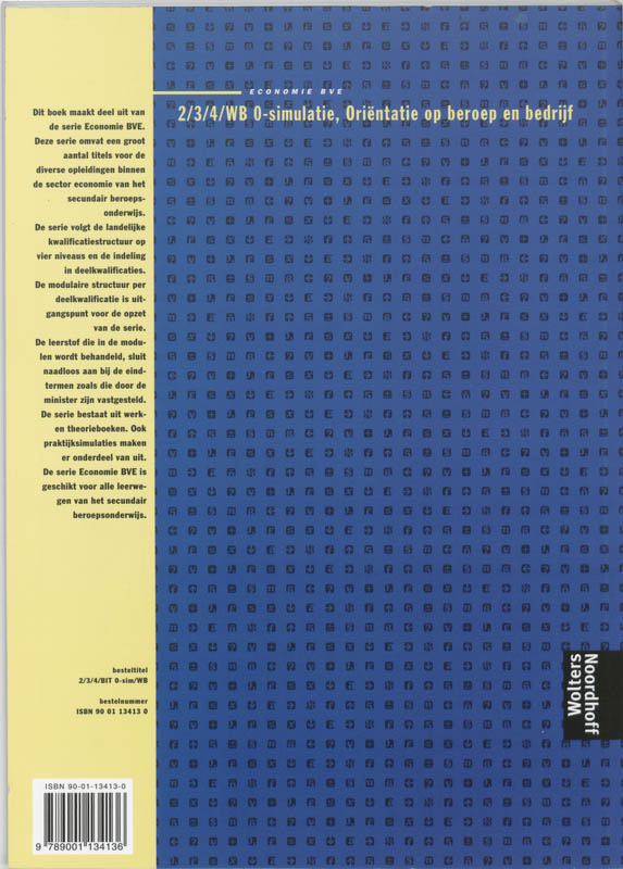Achterkant van Werkboek
