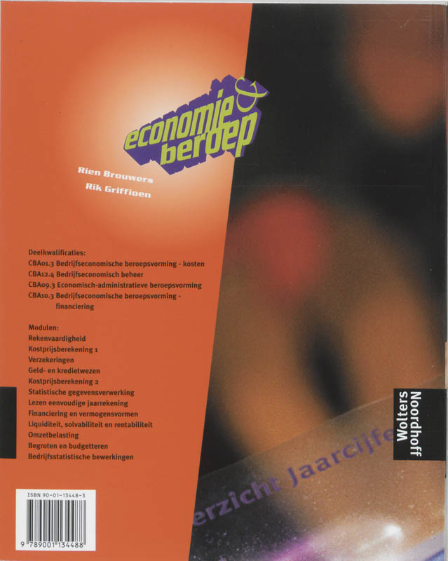 Achterkant van Tekstboek