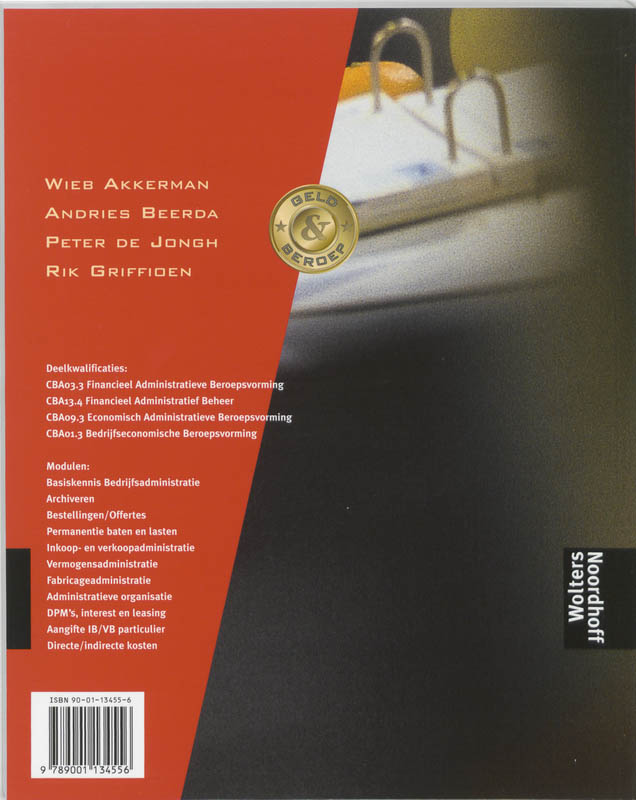 Achterkant van Tekstboek