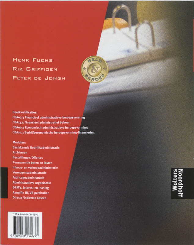 Achterkant van Tekstboek
