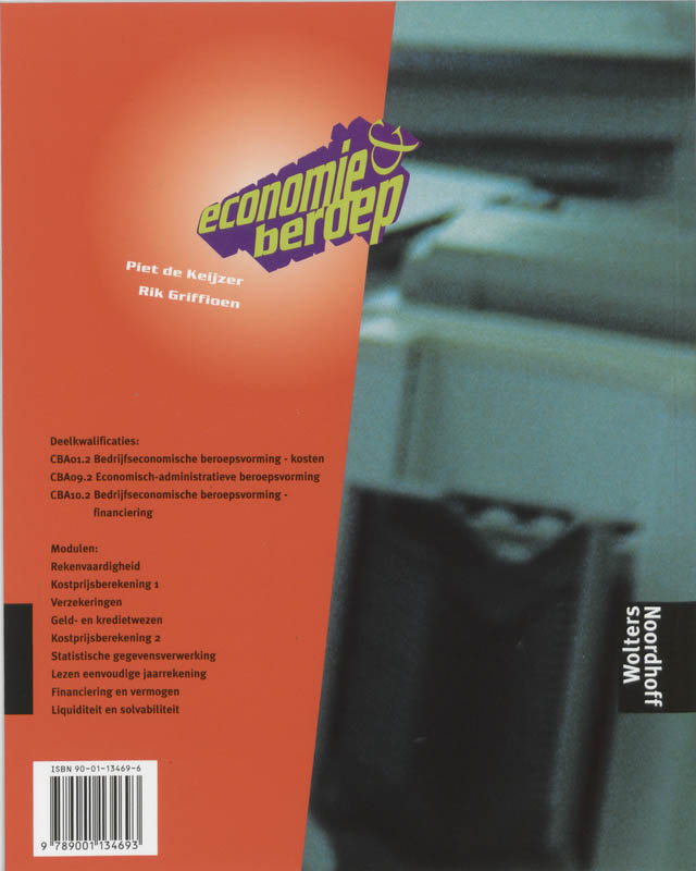 Achterkant van Tekstboek