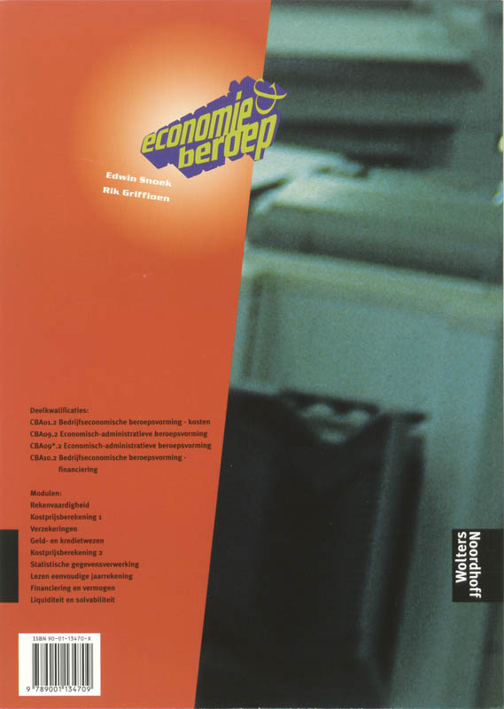 Achterkant van Werkboek