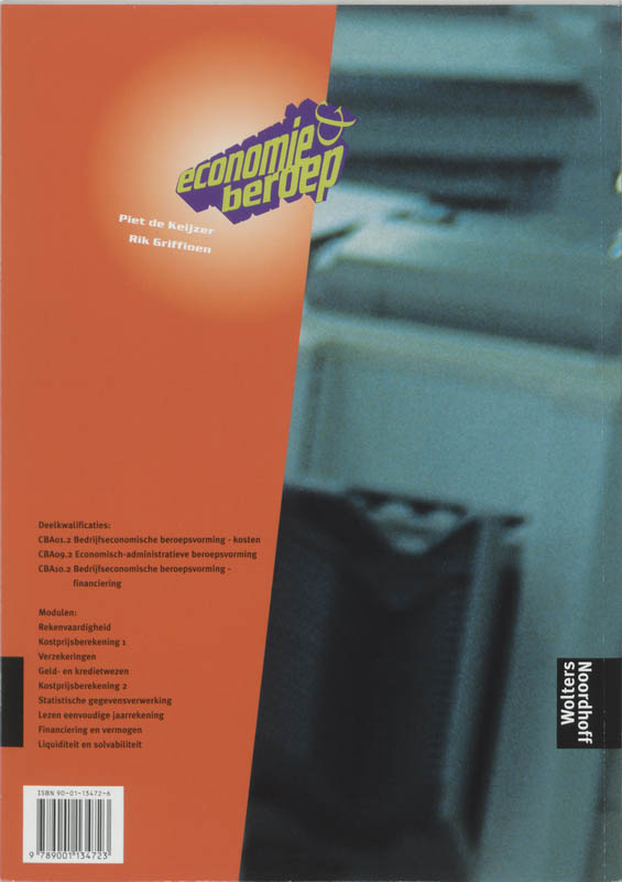 Achterkant van Werkboek