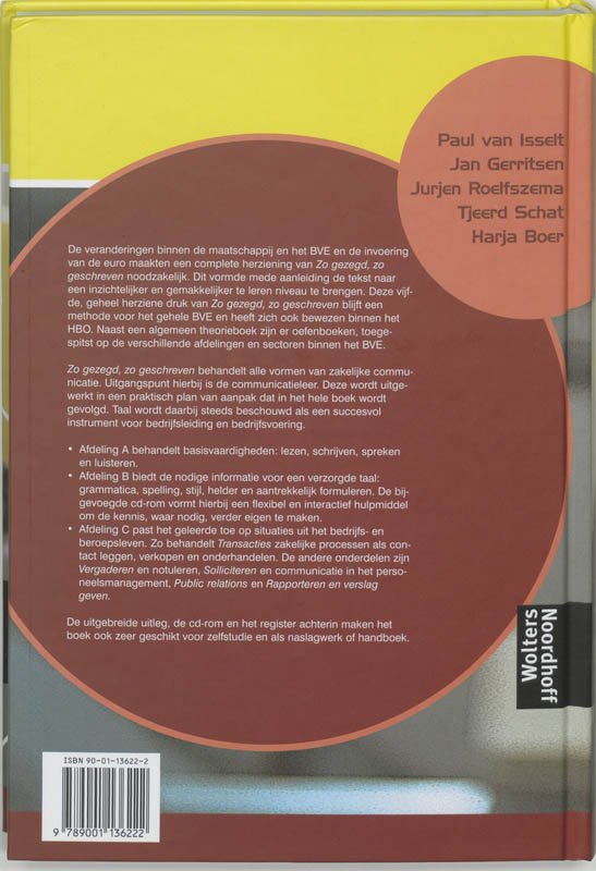 Achterkant van Theorieboek