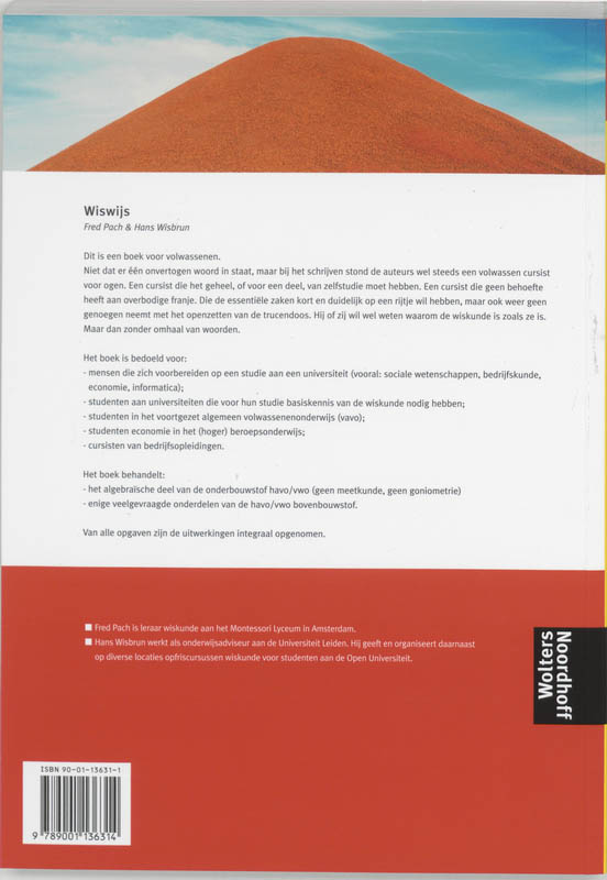 Achterkant van Wiswijs