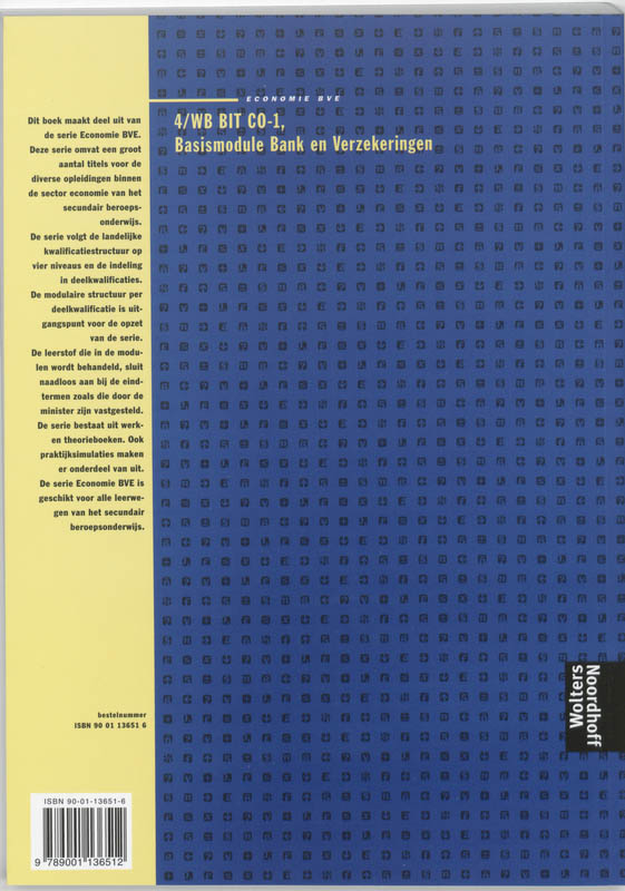 Achterkant van Werkboek