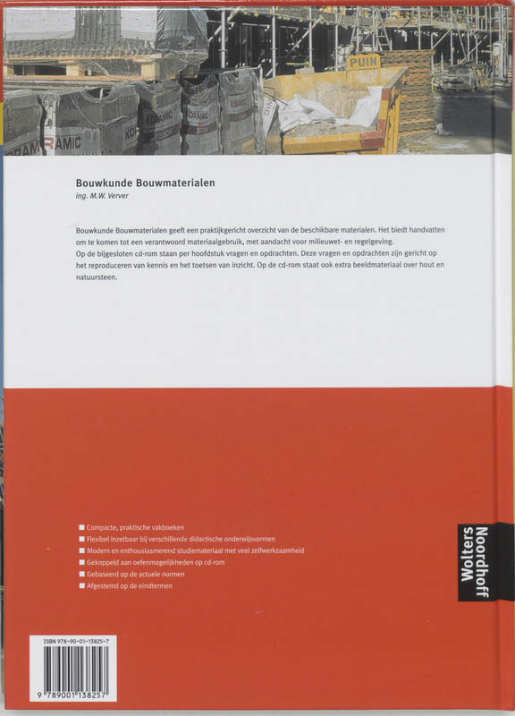 Achterkant van Bouwmaterialen